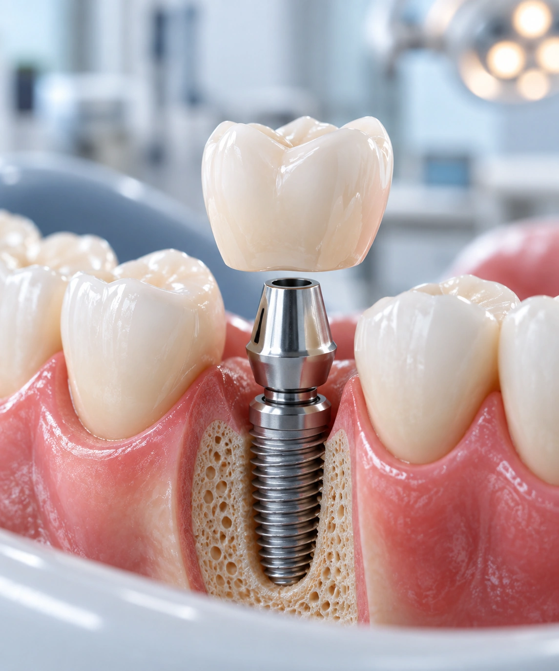 Dental Implants treatment at Dermadent Clinic Udaipur