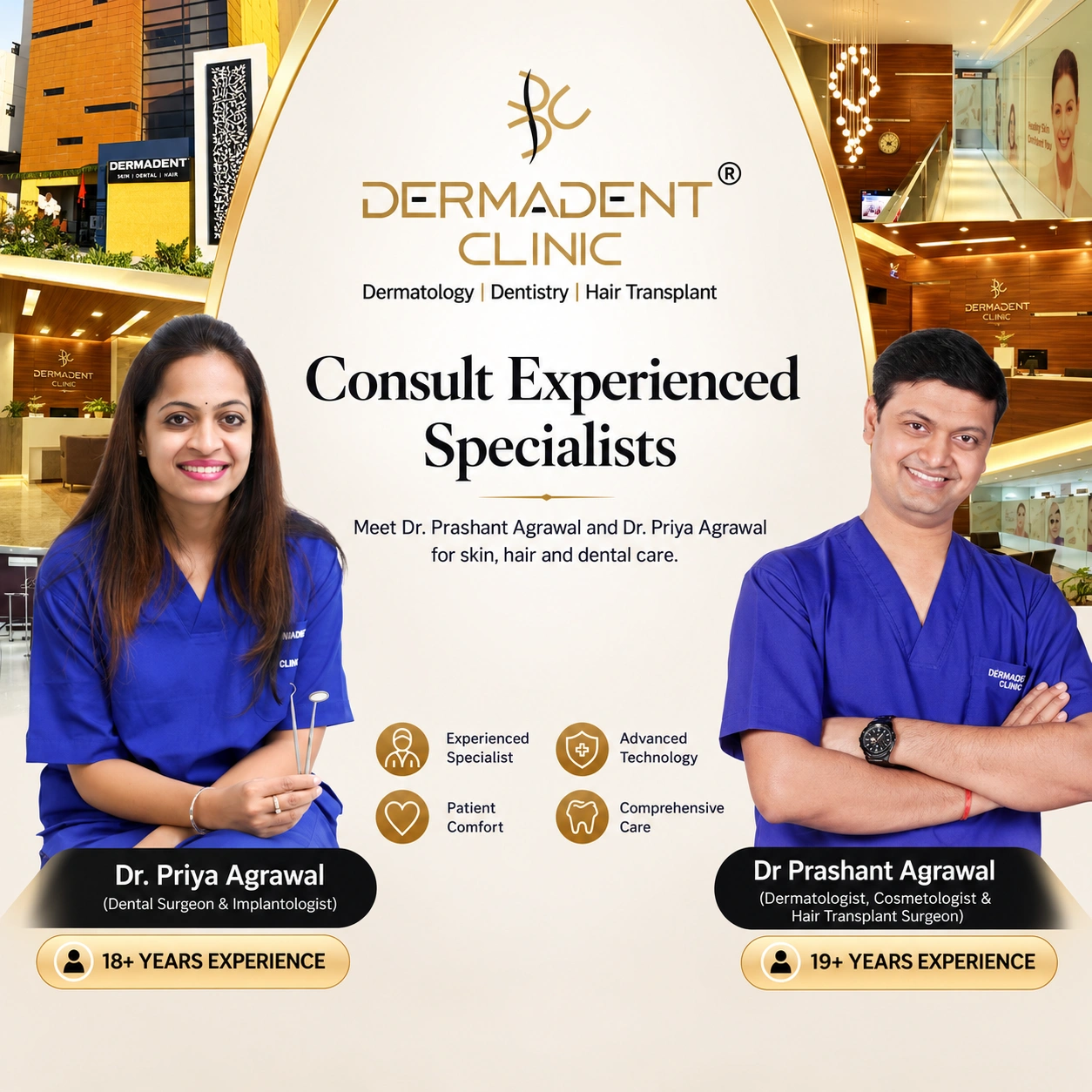 Dermadent Clinic Specialist Care Banner