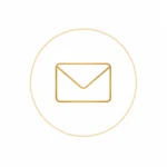 Gold email icon for Dermadent Clinic contact details