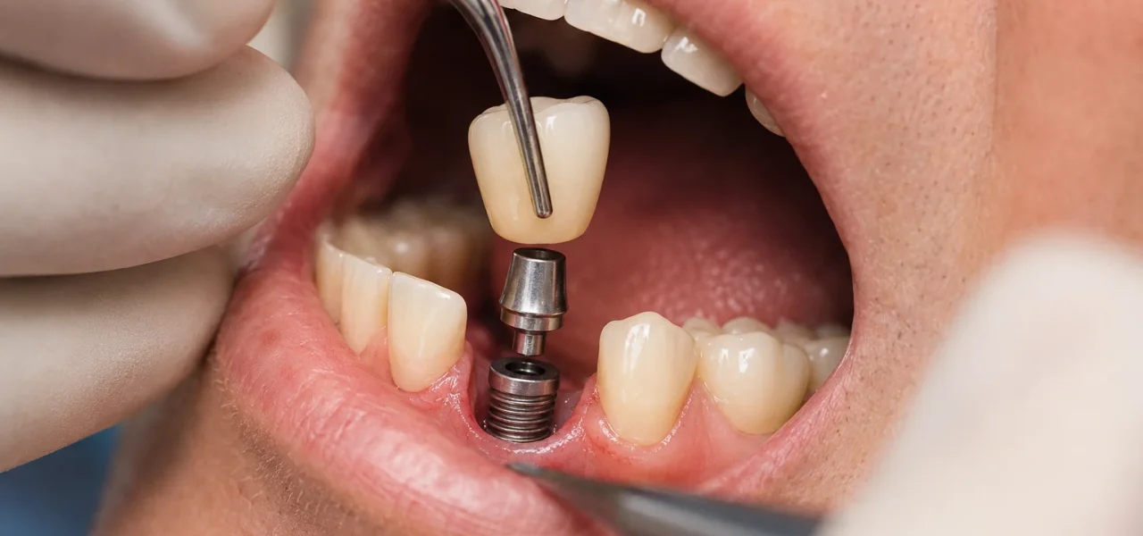 Dental implants treatment at Dermadent Clinic