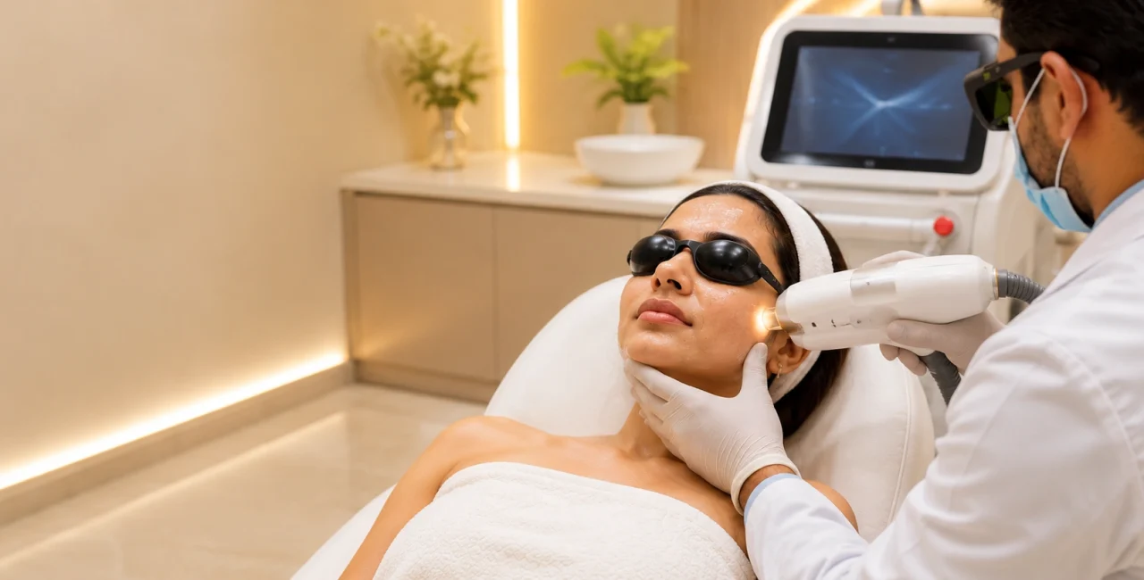 Laser toning treatment in Udaipur at Dermadent Clinic