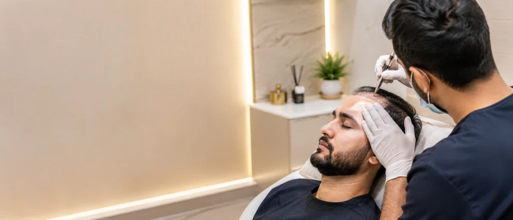 Hair transplant treatment in Udaipur at Dermadent Clinic